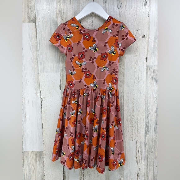 Dot Dot Smile Ballerina Style Bumble Bee Swing Dress Girls 5/6 - Picture 5 of 7